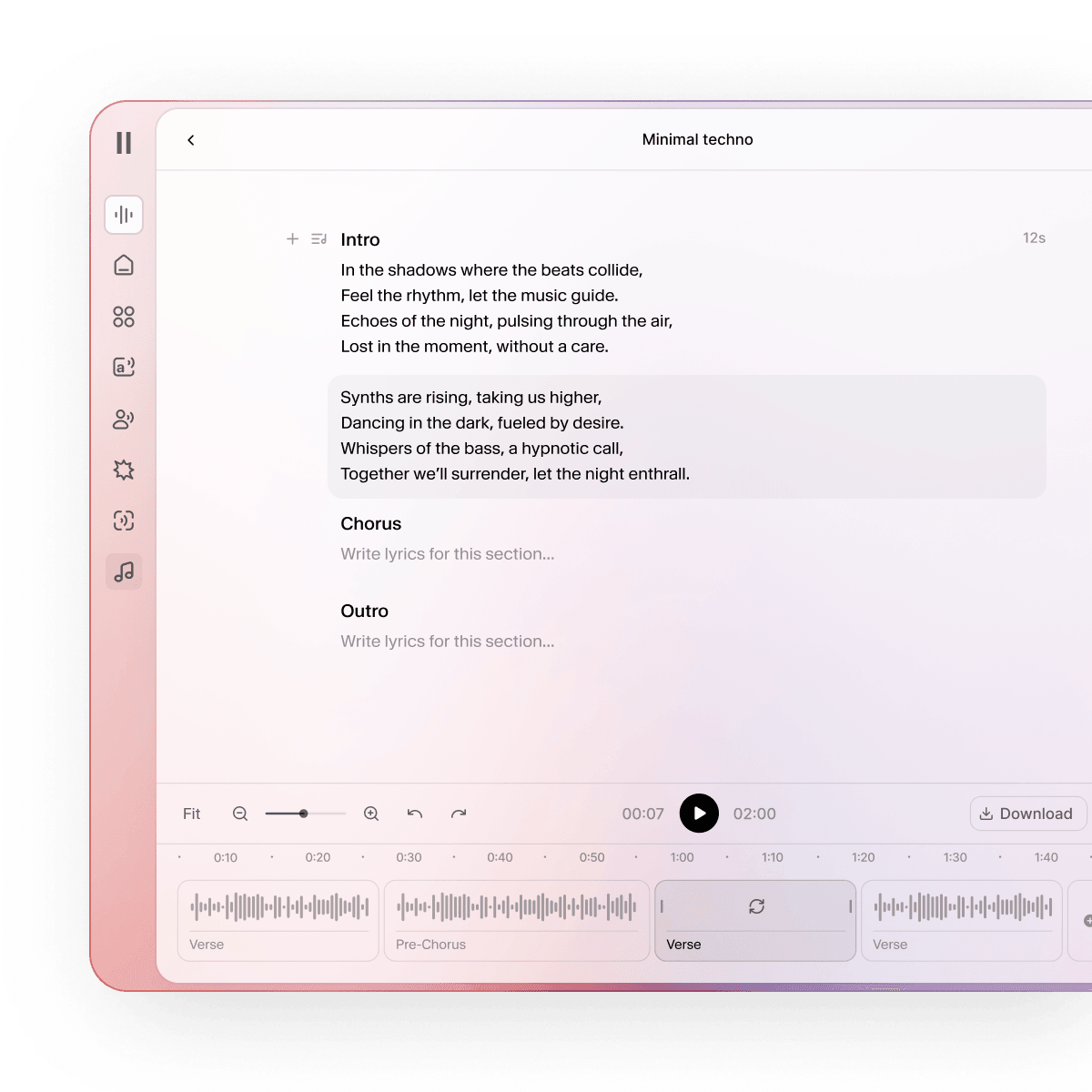 Contenido del scroller