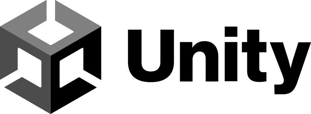 A black and gray geometric cube with the text "3D" next to it.