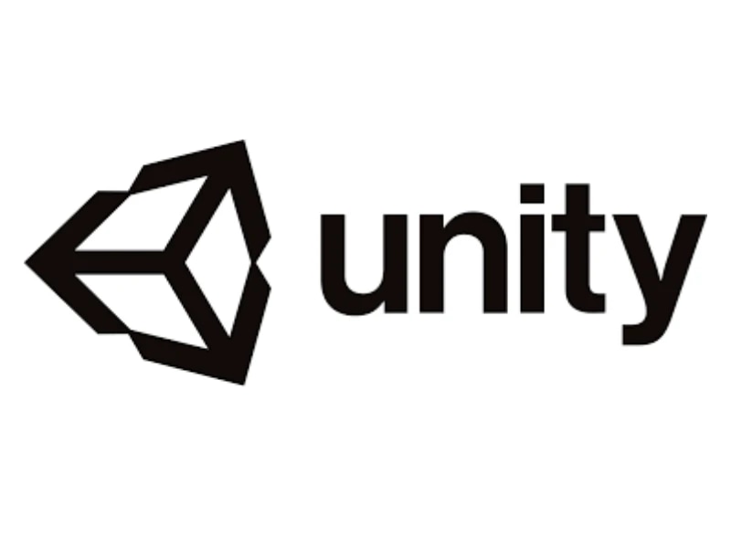 Unity logo with the word "unity" next to it.
