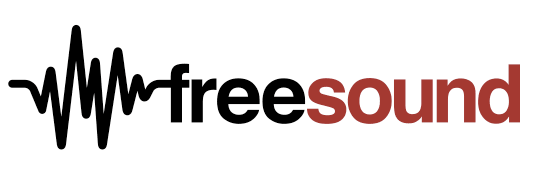 "Logo with the words 'sound' in red"