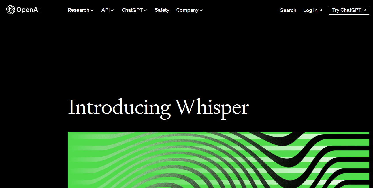 Introducing Whisper, a new AI speech recognition system by OpenAI.