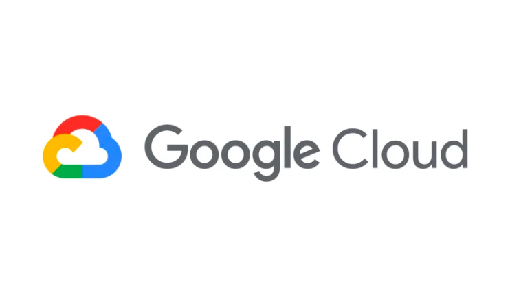 Google Cloud logo with text.