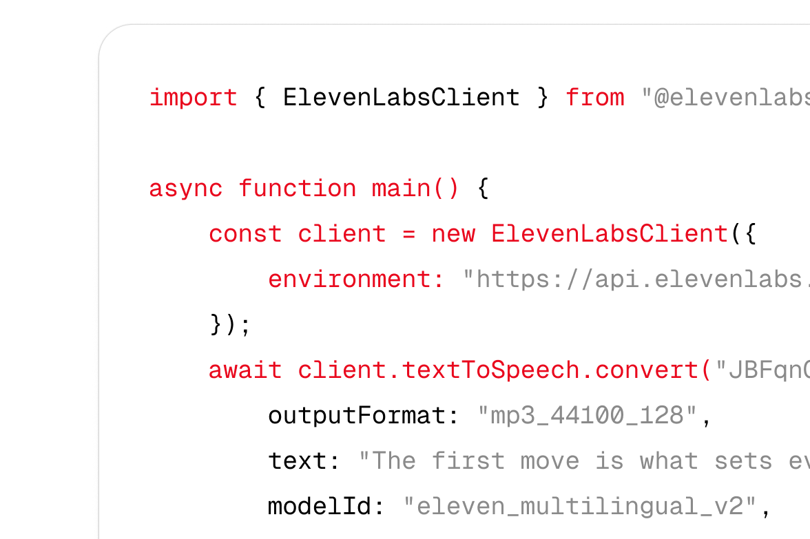 Text to Speech APIs and SDKs