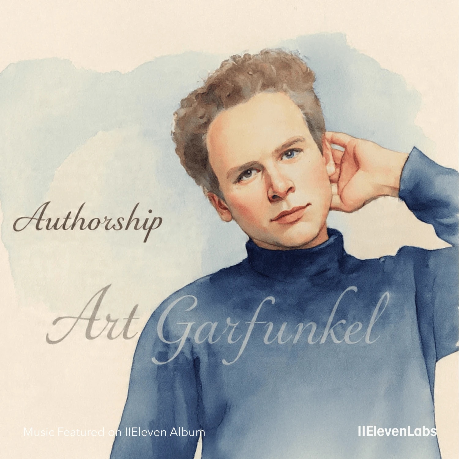 Man painted in watercolour