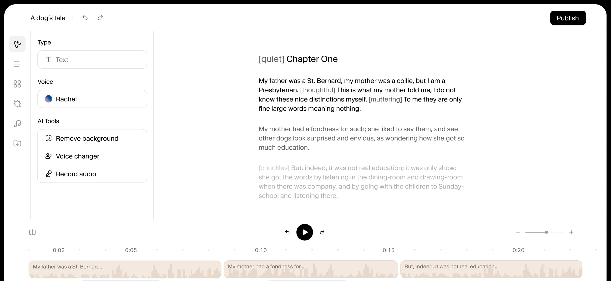 Audiobooks UI