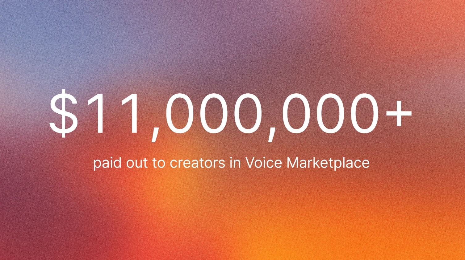 Voice Marketplace earnings