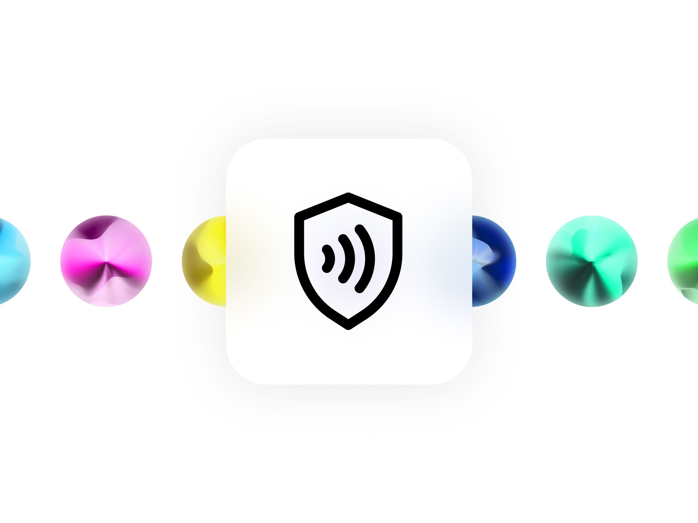 Shield icon with a Wi-Fi signal inside and a line through it, indicating privacy or security.