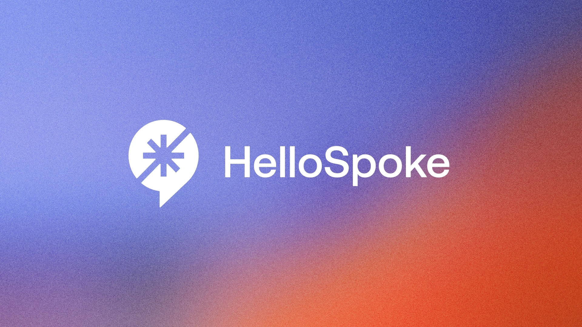 hellospoke logo on gradient