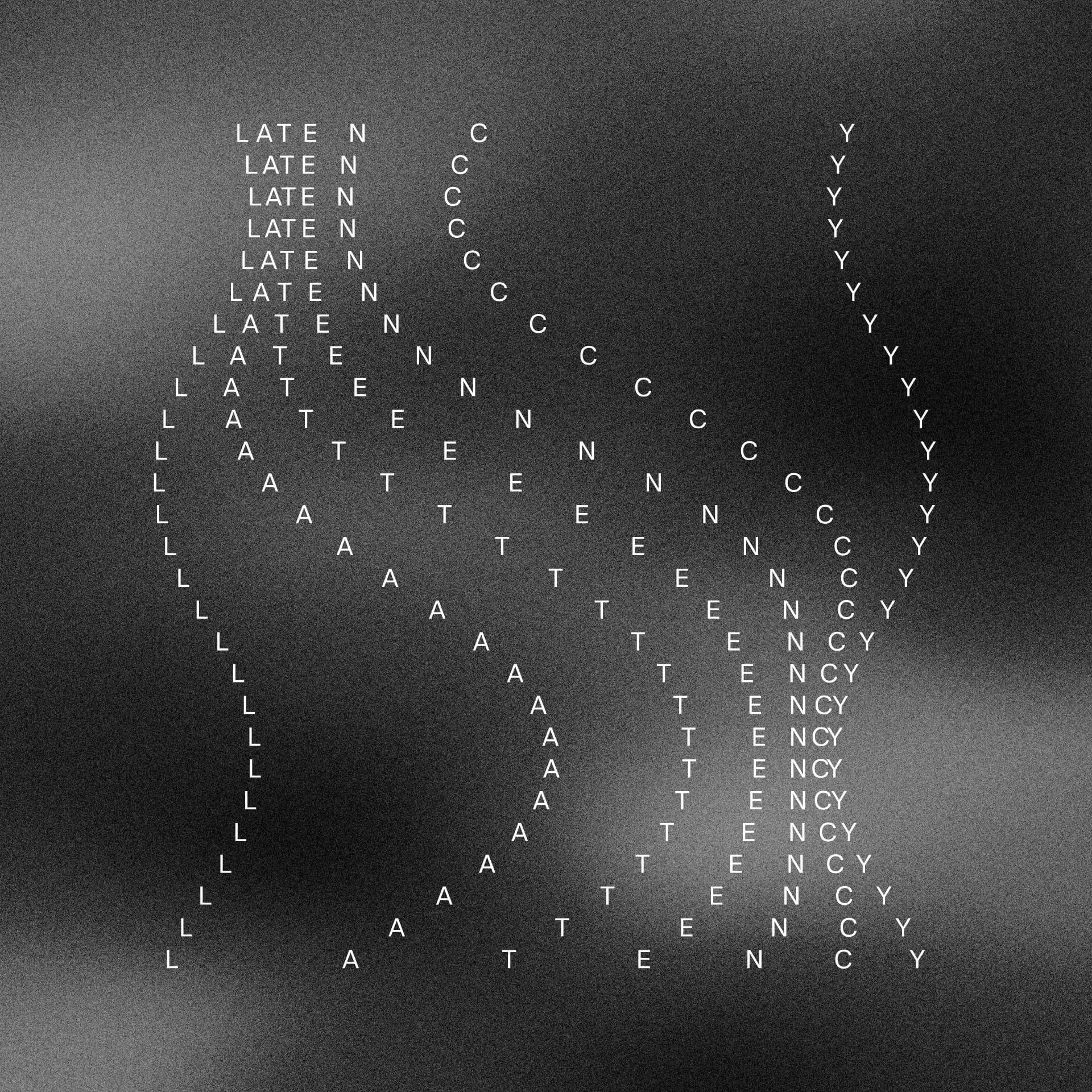 Letters on the noisy background