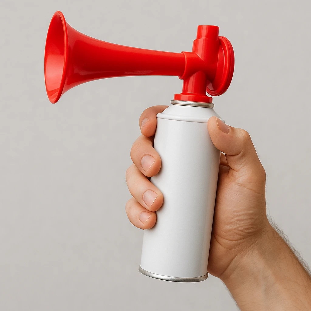 Air horn soundboard